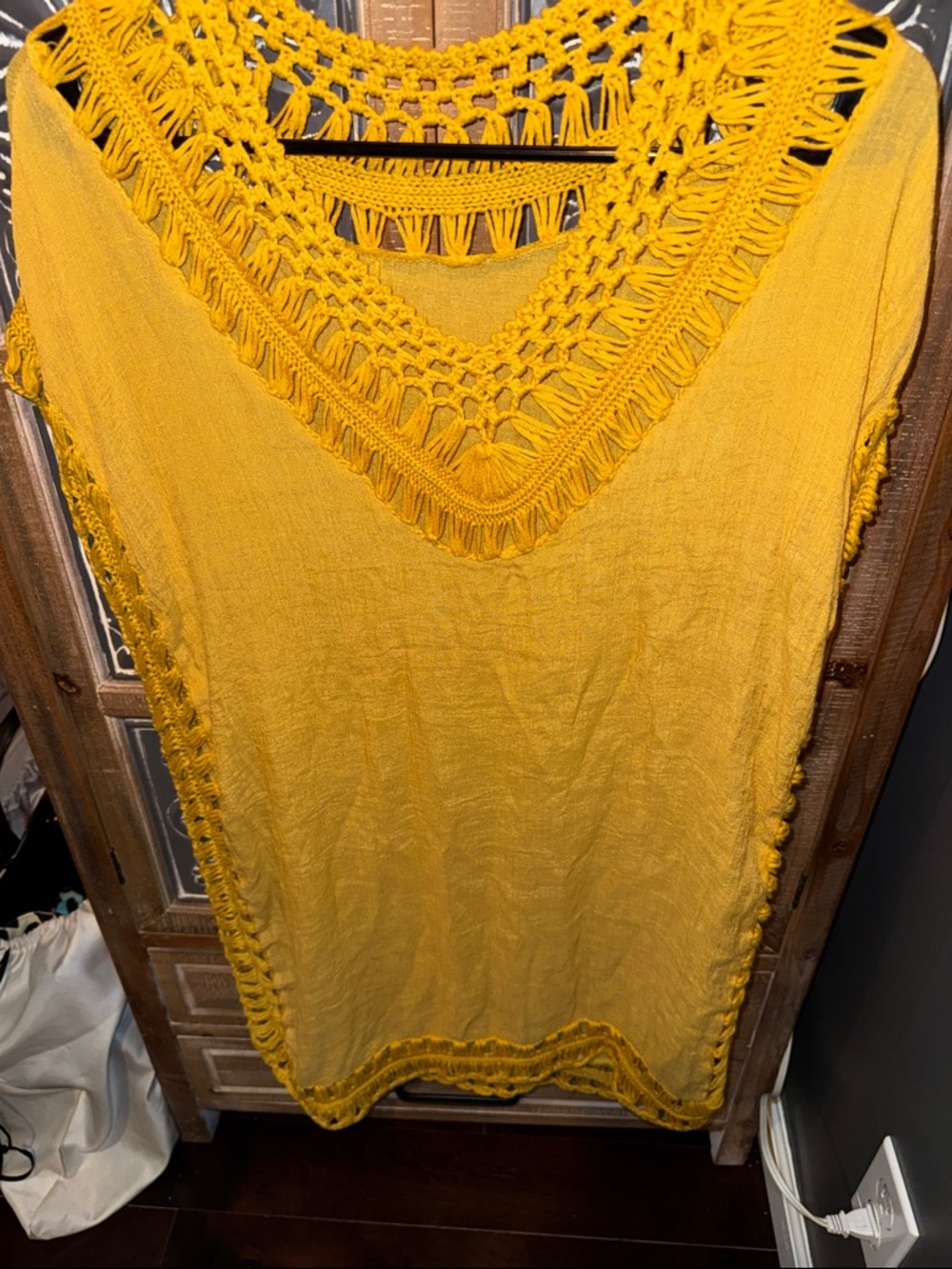 Crochet Trim  - Mustard Yellow